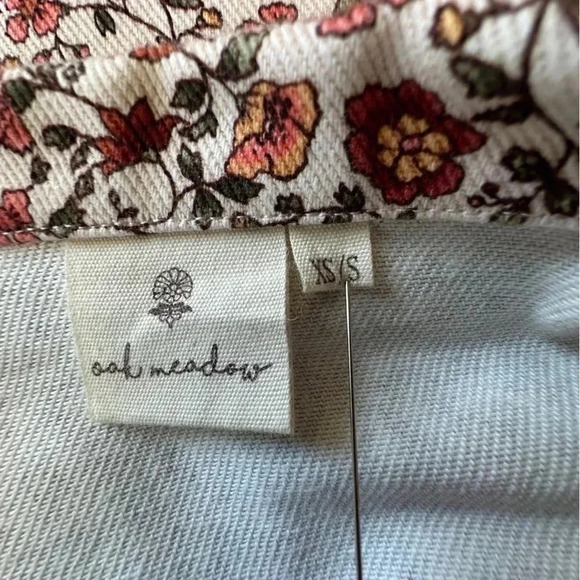 NWOT | UTILITY JACKET COTTON CANVAS FLORAL BARN COAT | XS/SM - Picture 12 of 15